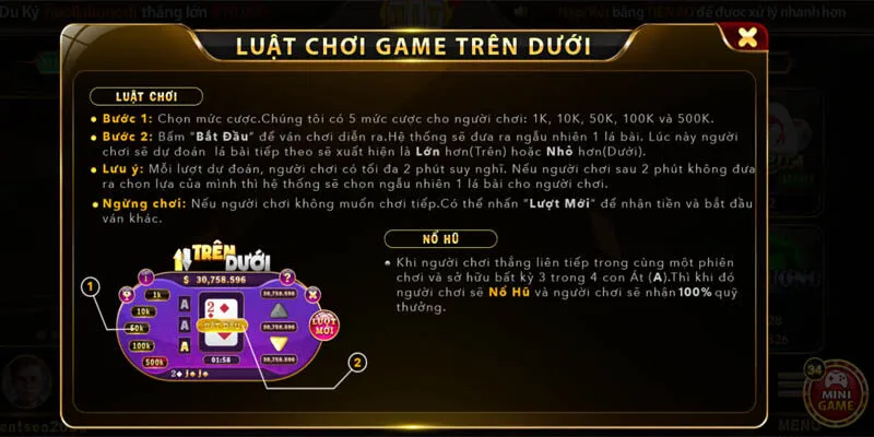 Một Số Mẹo Chơi Trên Dưới Có Thể Chiến Thắng 99% Hiểu rõ về game trước khi chơi