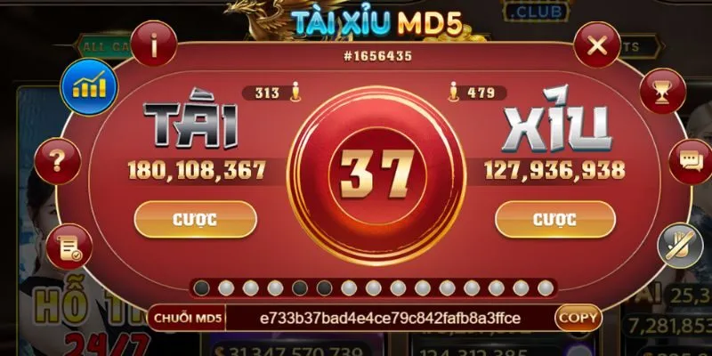 Tài Xỉu MD5 được đánh giá cao về tính minh bạch, cách chơi dễ dàng Tài Xỉu MD5 được đánh giá cao về tính minh bạch, cách chơi dễ dàng